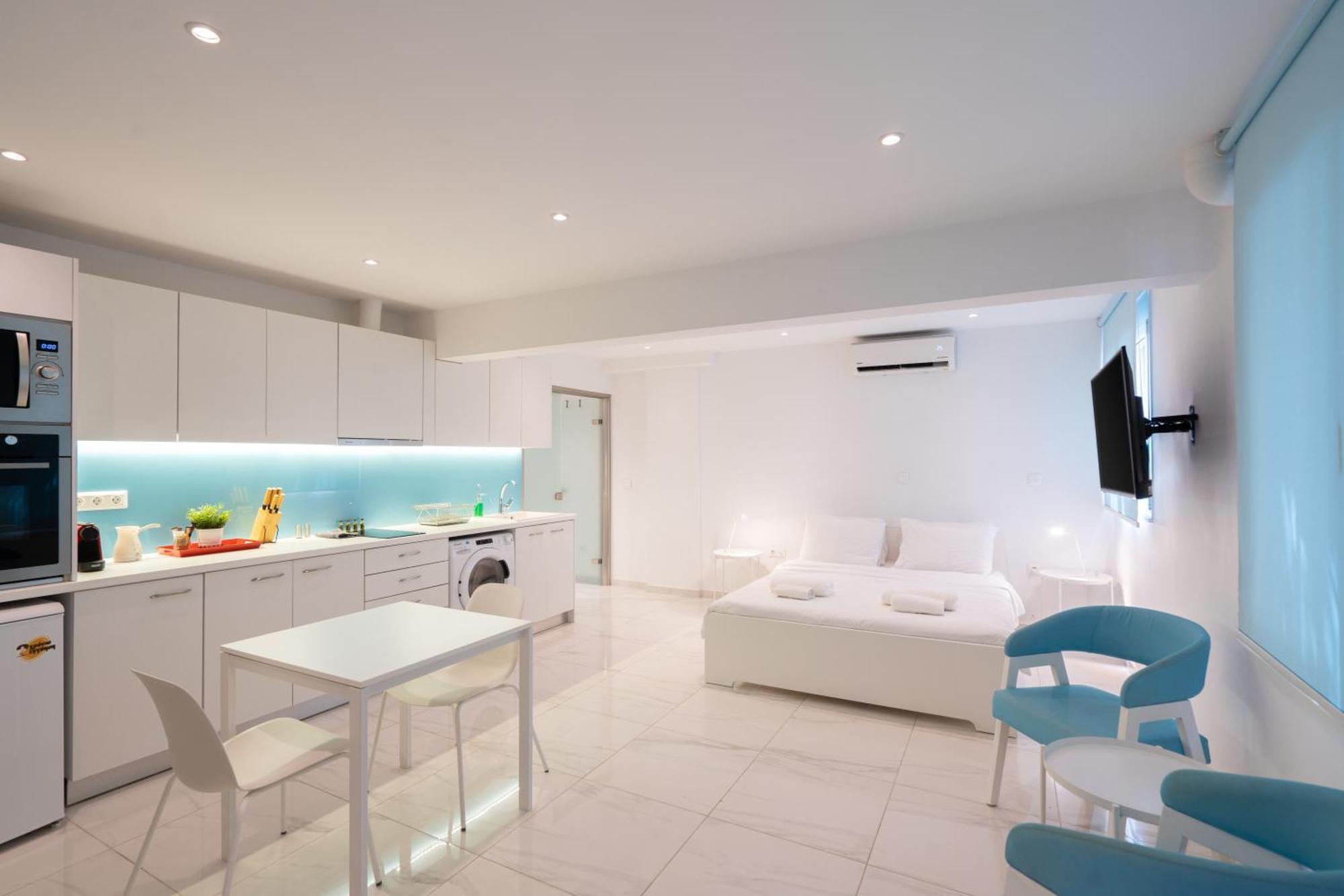 Cute And Convenient Studio In Athens Center ภายนอก รูปภาพ